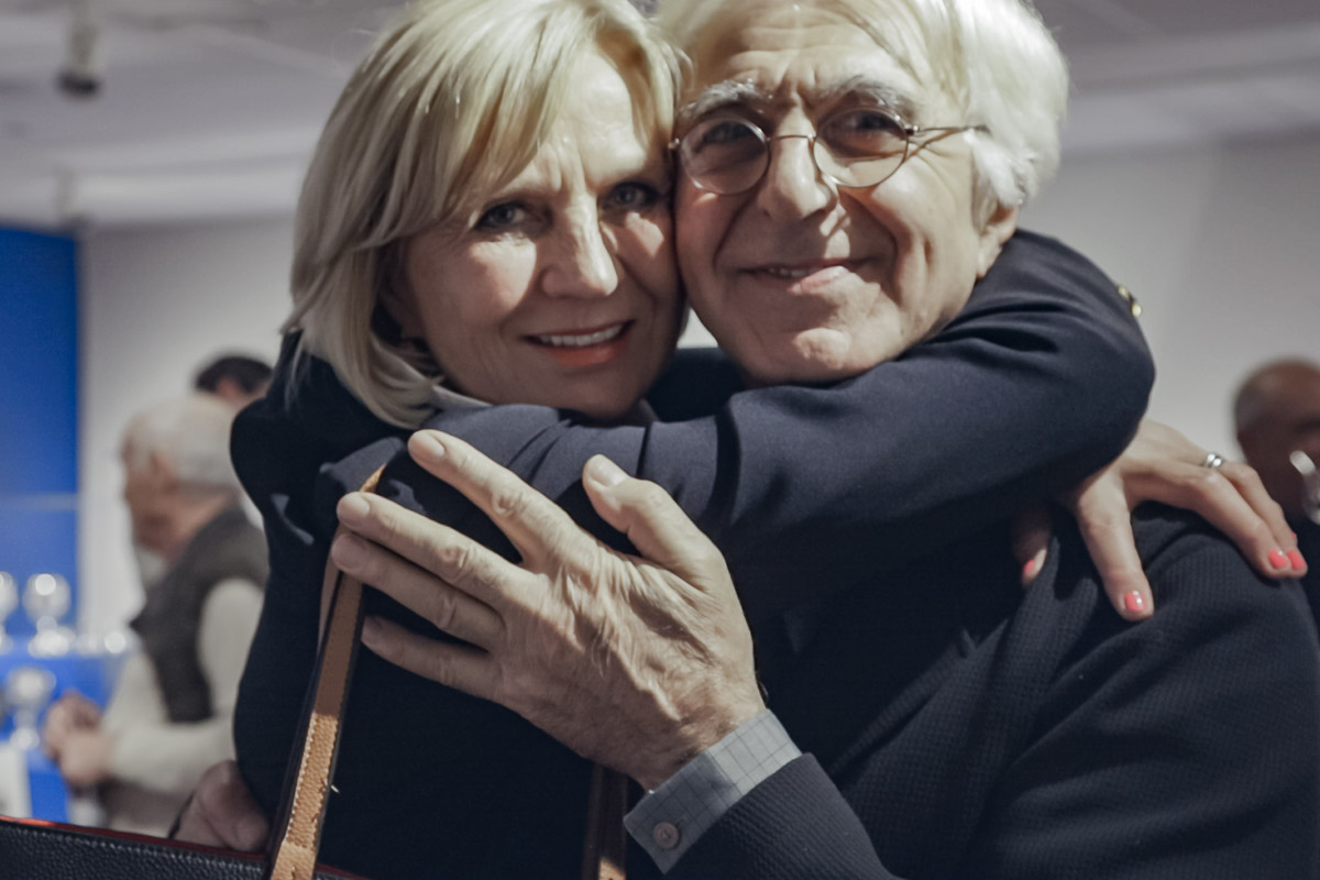 Michael and Galina Galmer at the opening reception 'Monumental' at Biggs Museum.